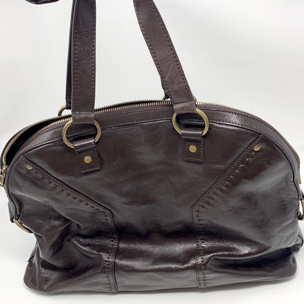 Yves Saint Laurent  Leather Oversized Muse Bag - Picture 5 of 15